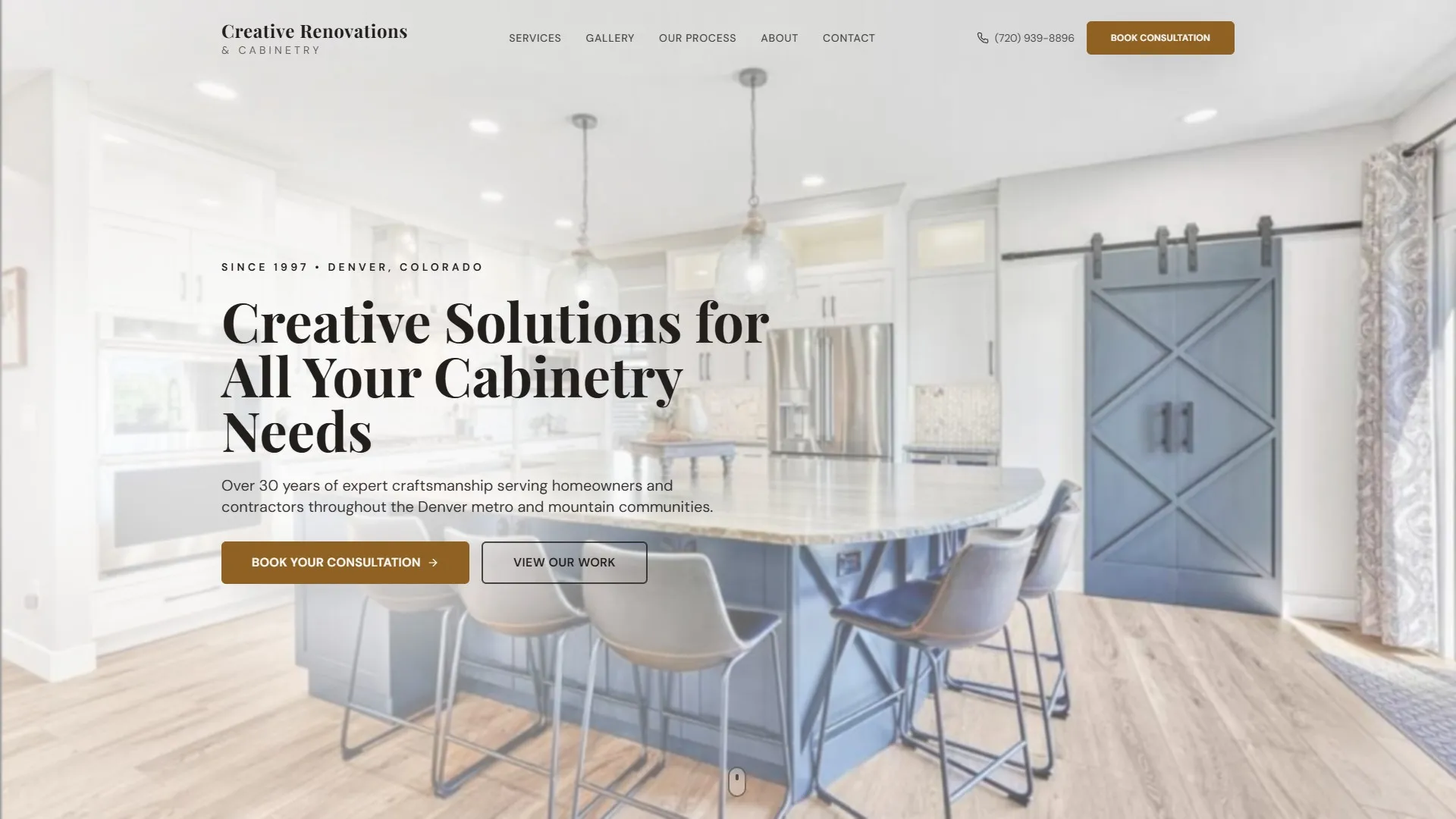 Creative Renovations & Cabinetry Hero Banner